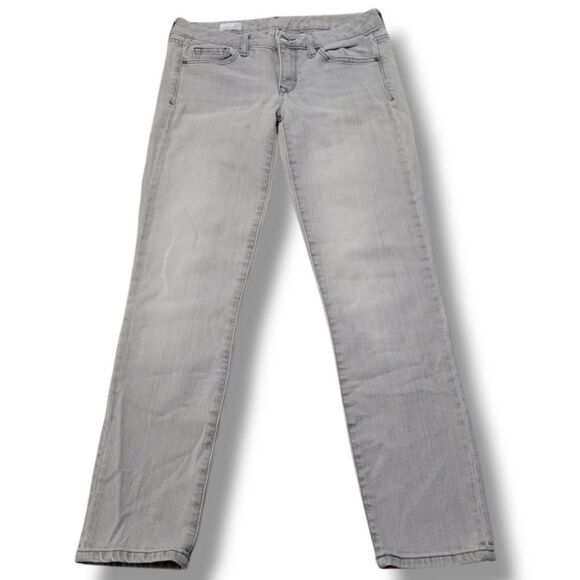 GAP Denim - Gap Jeans Size 27 W29"L28" GAP 1969 Always Skinny Jeans Stretch Gray Denim Pants